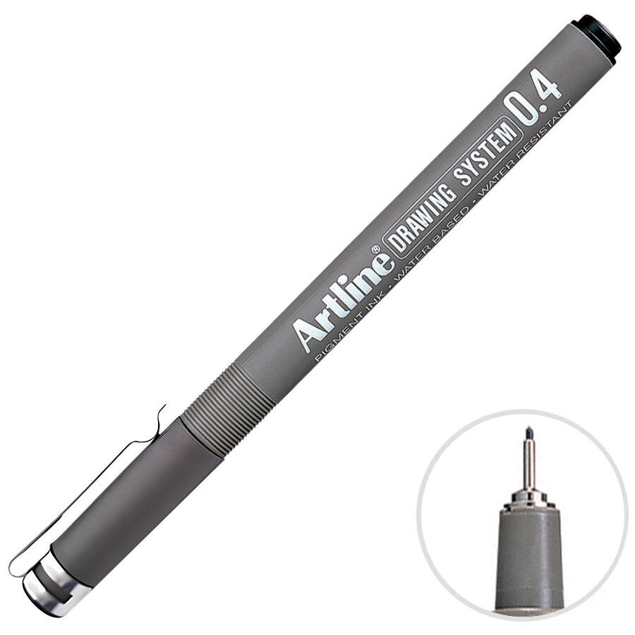 Artline 234 Çizim Kalemi 0.4 mm Siyah