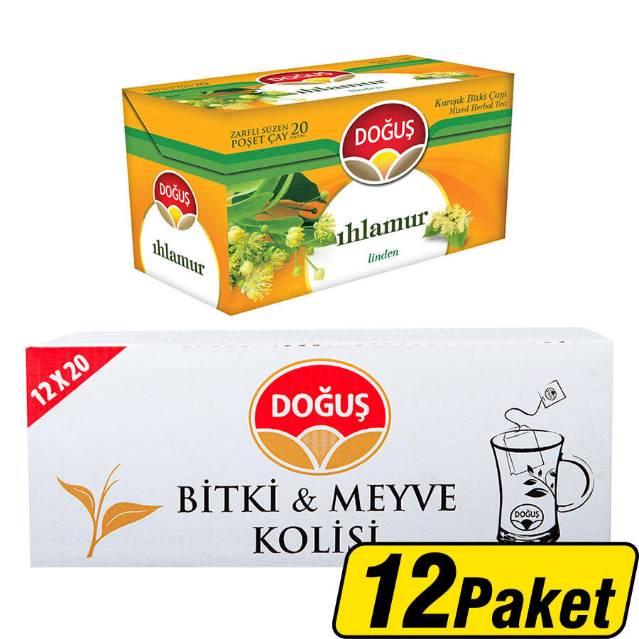 Doğuş Ihlamur Bitki Çayı 20'li x 12 Paket 1 Koli