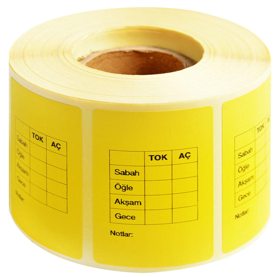 Eco Termal Baskılı Eczane Etiketi 40 mm x 60 mm 4 Rulo (4.000 Adet)