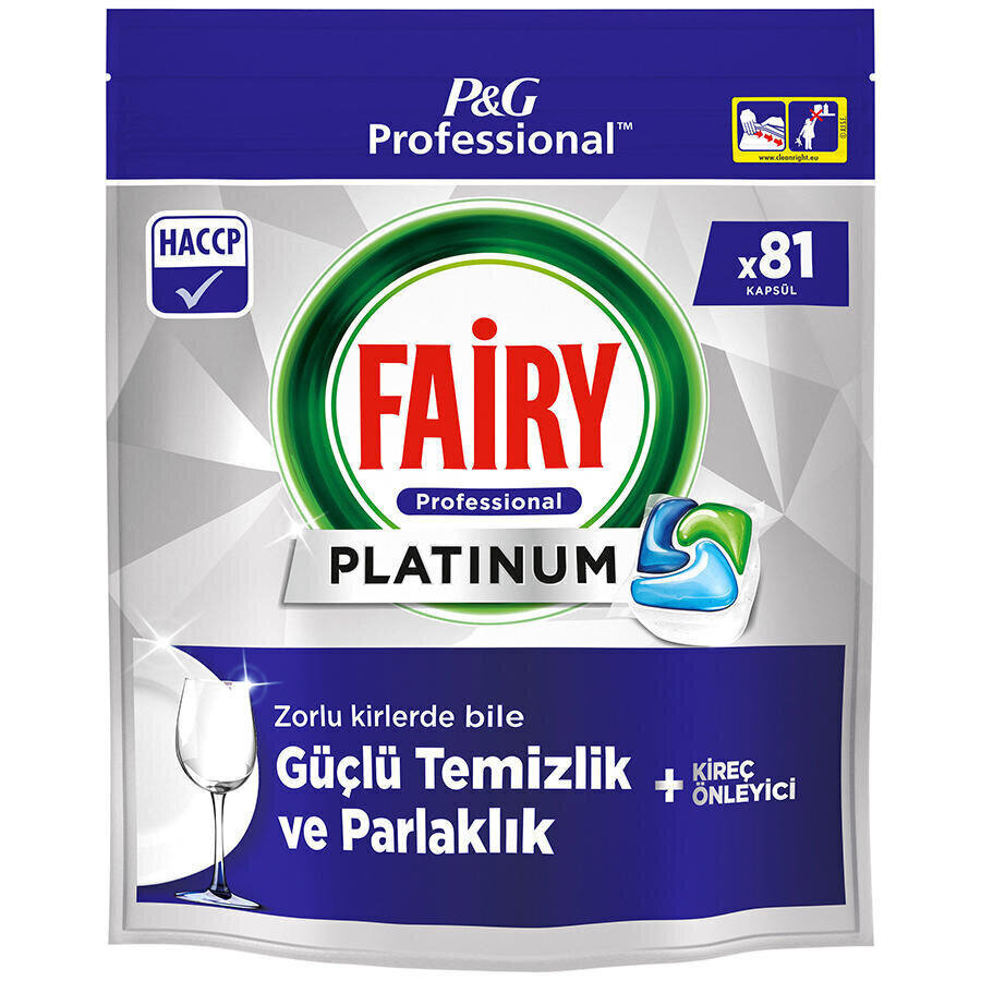 Fairy Platinum Tablet Bulaşık Makinesi Deterjanı 81'li