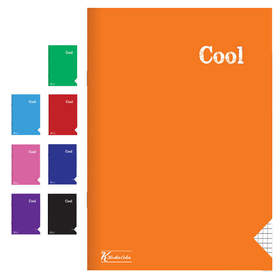 Keskin Color Cool Dikişli PP Kapak A5 Kareli Defter 60 Yaprak