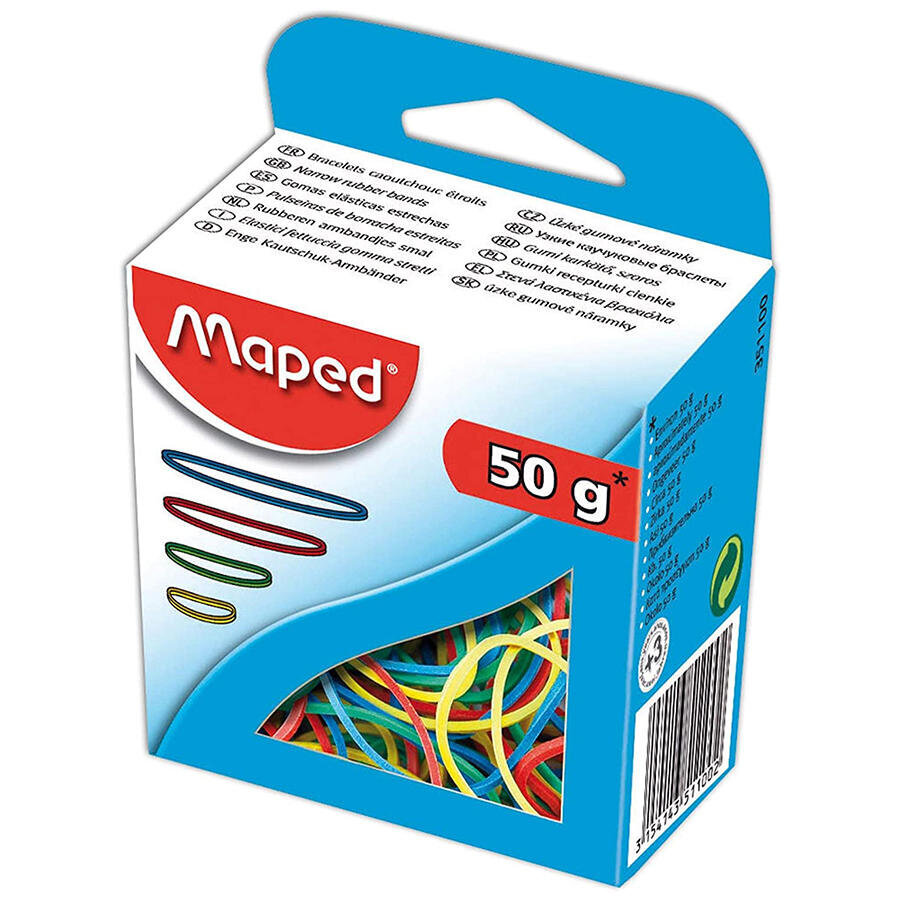 Maped 3511100 Paket Lastiği % 100 Kauçuk Renkli 50 gr