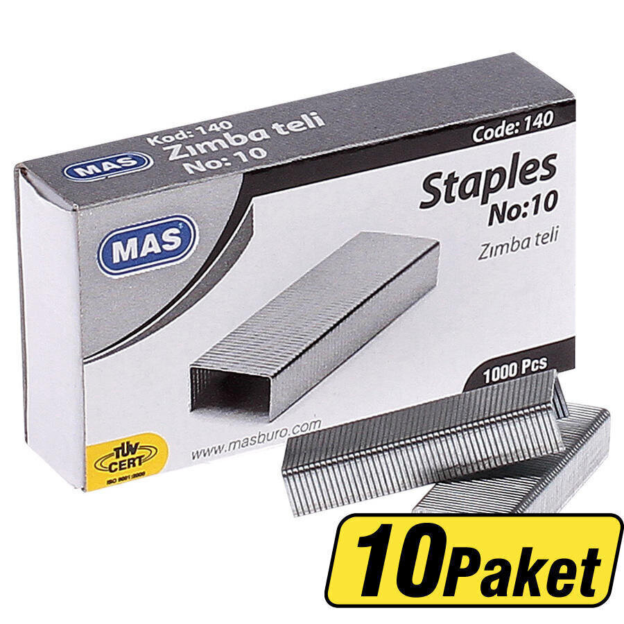 Mas 140 Zımba Teli No:10 10'lu Paket