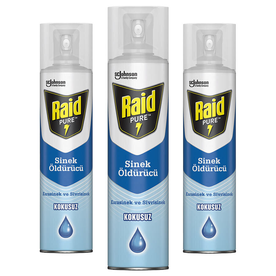 Raid Pure Kokusuz Sinek Savar 300 ml x 3 Adet - Çok Al Az Öde