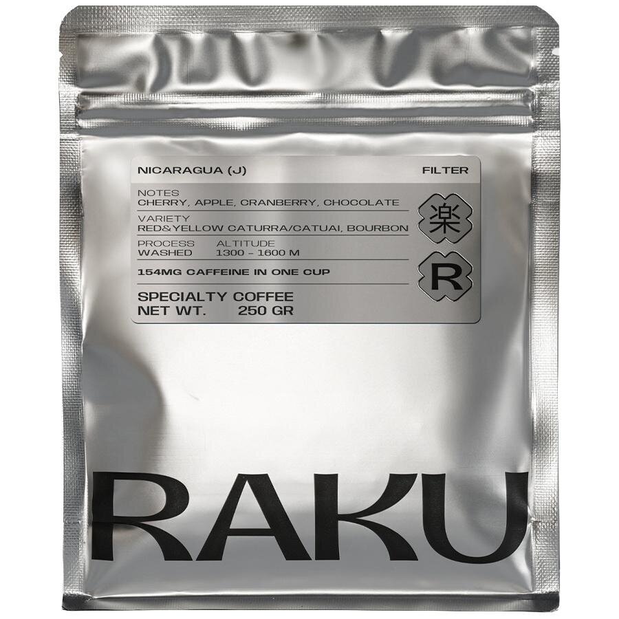 Raku Nicaragua Öğütülmüş Filtre Kahve 250 g