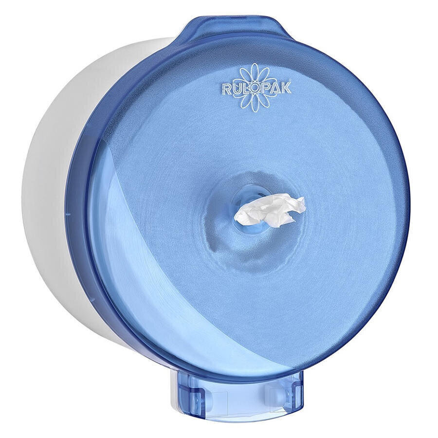 Rulopak Modern Cimri İçten Çekmeli Tuvalet Kağıdı Dispenseri Transparan Mavi