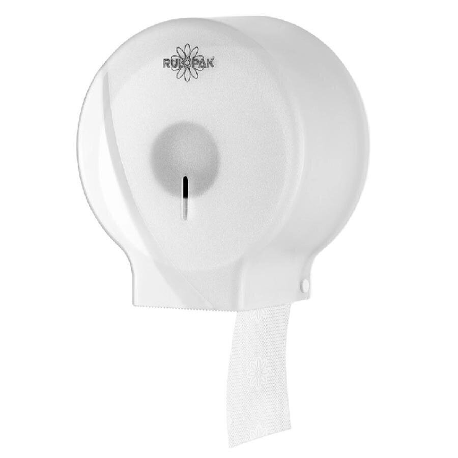 Rulopak R-1310 Modern Mini Jumbo Tuvalet Kağıdı Dispenseri Transparan Beyaz